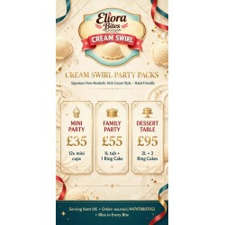 Luxury Cream Swirl Party Packs